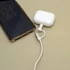Kép 2/2 - Fehér fonott lightning és USB-C kábel, 2 in 1