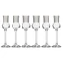 Kép 1/2 - Üveg grappa pohár Swarovski kristállyal, 70 ml, átlátszó, matt, 6 db-os szett