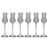 Kép 2/2 - Grappa üvegpohár Swarovski kristállyal, 70 ml, matt, 18,8x6 cm, 6 db