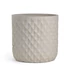 Kép 4/4 - Kaspó vonalas mintával cement átm. 18-15-12 cm bézs 3 db