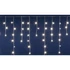 Kép 1/2 - LED-es sorolható fényfüggöny, jégcsap, 400 LED, melegfehér, 10 m