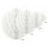 Kép 2/2 - Lampion papír 20cm fehér
