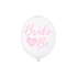 Kép 4/7 - Lufi Bride to be felirattal 30cm áttetsző-rózsaszín 6 db
