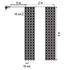 Kép 2/2 - Micro LED-es fényfüggöny, 400 db melegfehér LED, 2x2 m