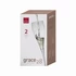 Kép 2/3 - Pezsgős pohár GRACE 280 ml üveg 7x28 cm átlátszó 2 db