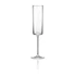 Kép 1/3 - Pezsgős pohár MEDIUM átlátszó, üveg, 170 ml, 6x23 cm, 6 db