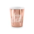 Kép 1/2 - Papír pohár "Happy Birthday" 260ml rosegold 6 db