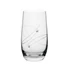 Kép 1/2 - Üveg pohár Swarovski kristállyal, 390 ml, átlátszó, 6 db-os szett