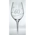 Kép 2/2 - Üveg pohár swarovski dísszel bor 360ml Celebration 60yr