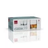 Kép 5/5 - Whisky pohár CLASSIC 390 ml üveg 8,8x10,2 cm átlátszó 6 db