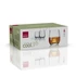 Kép 1/2 - Whisky pohár COOL 360 ml üveg 8,4x9,5 cm átlátszó 6 db
