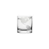 Kép 1/3 - Whisky üvegpohár Swarovski kristállyal, 300 ml, átlátszó, 8,8x8 cm, 4 db