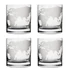 Kép 3/3 - Whisky üvegpohár Swarovski kristállyal, 300 ml, átlátszó, 8,8x8 cm, 4 db