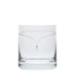 Kép 1/2 - Üveg whisky pohár Swarovski kristállyal, 300 ml, átlátszó, 6 db-os szett