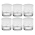 Kép 2/2 - Whisky üvegpohár Swarovski kristállyal, 300 ml, átlátszó, 8,8x8 cm, 6 db