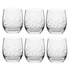 Kép 2/2 - Üveg whisky pohár Swarovski kristállyal, 350 ml, átlátszó, 6 db-os szett