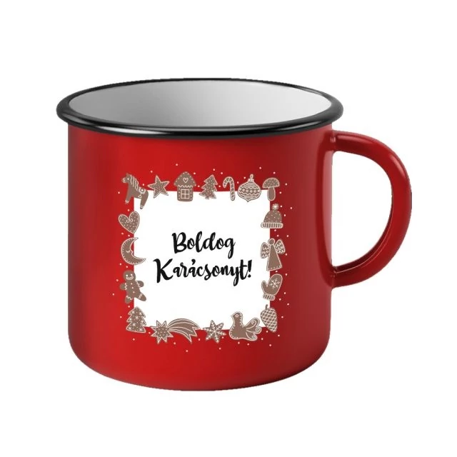 Bádog bögre mézeskalácsos, 