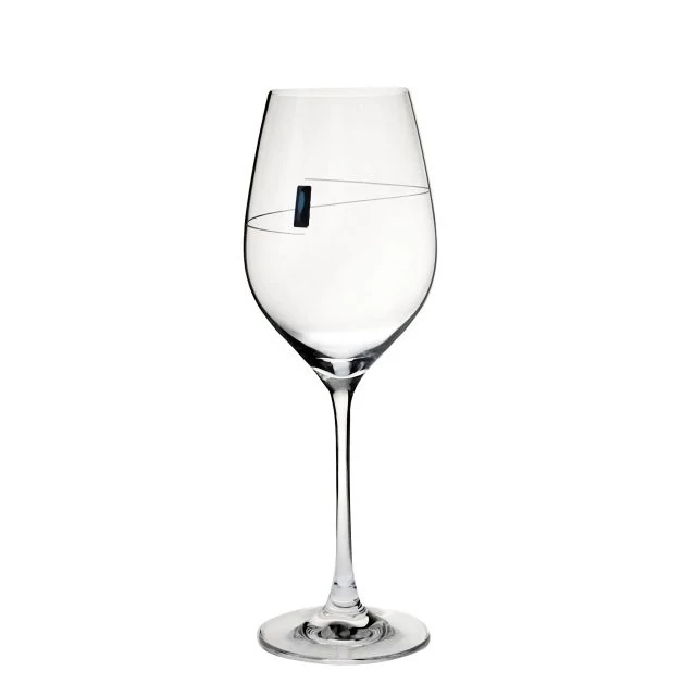 Boros pohár Swarovski kristállyal átlátszó üveg 360 ml 22,5×8 cm (2 db)