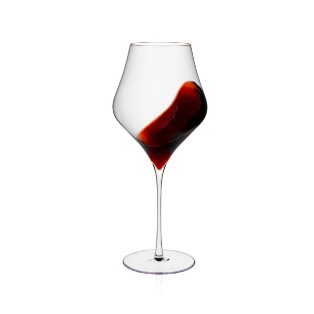 Boros pohár burgundi BALLET üveg 820 ml 11,6x27 cm átlátszó 4 db