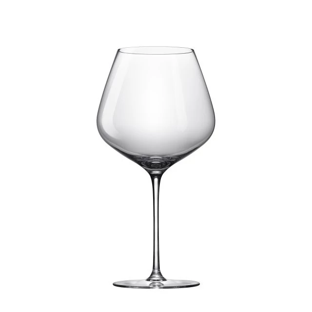 Boros pohár burgundi GRACE 950 ml üveg 12,5x24,5 cm átlátszó 2 db