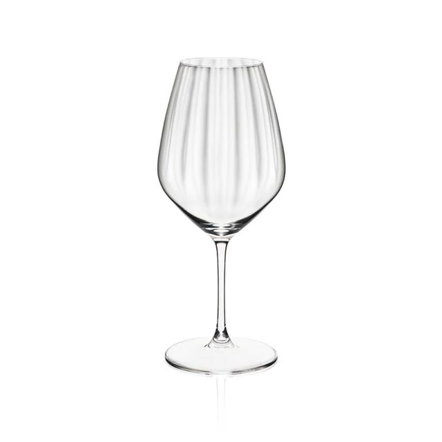 Boros pohár mintás FAVOURITE átlátszó, üveg, 570 ml, 9,6x22,1 cm, 6 db