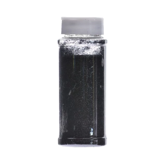Csillámpor 0,2mm 120g fekete