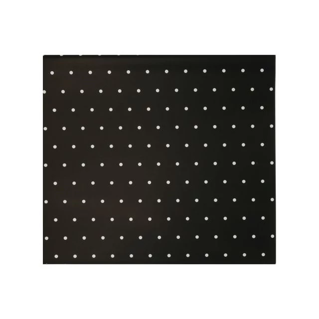 Csomagolópapír pöttyös vízálló fólia 58x58 cm fekete, fehér 20 db