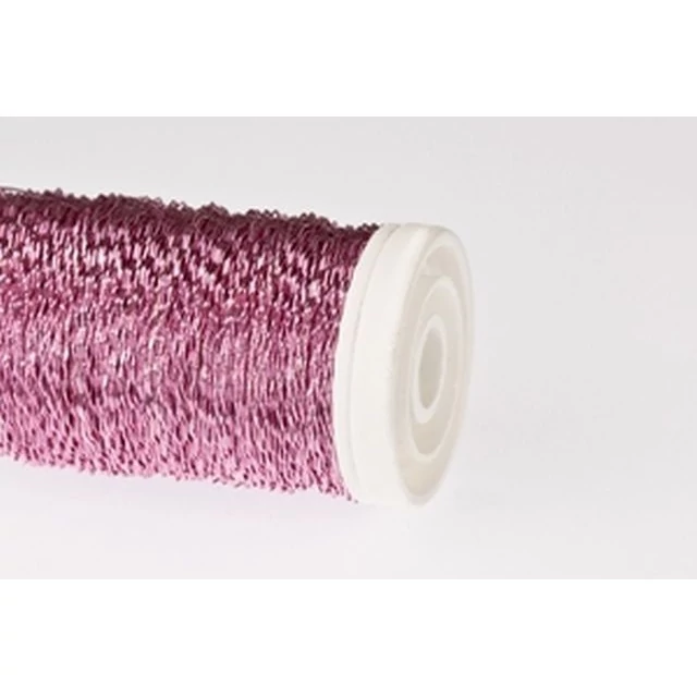 Dekordrót gyűrt 0,3 mm rózsaszín 75 gr