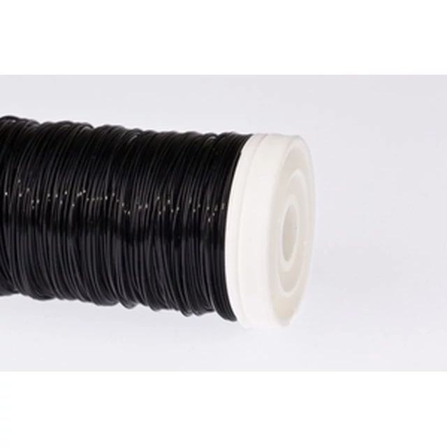 Dekordrót sima 0,3 mm fekete 25 gr
