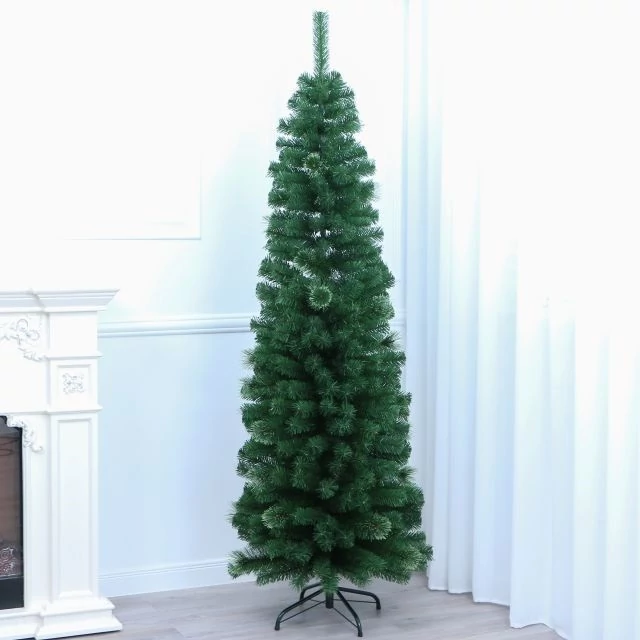 Fenyőfa 335 ággal, talppal műanyag 180 cm zöld