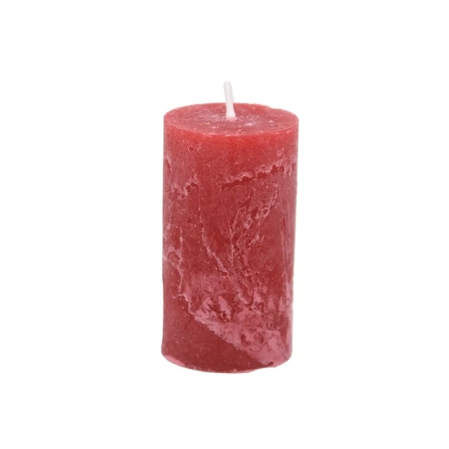 Gyertya henger paraffin 5x9 cm rubin 4 db