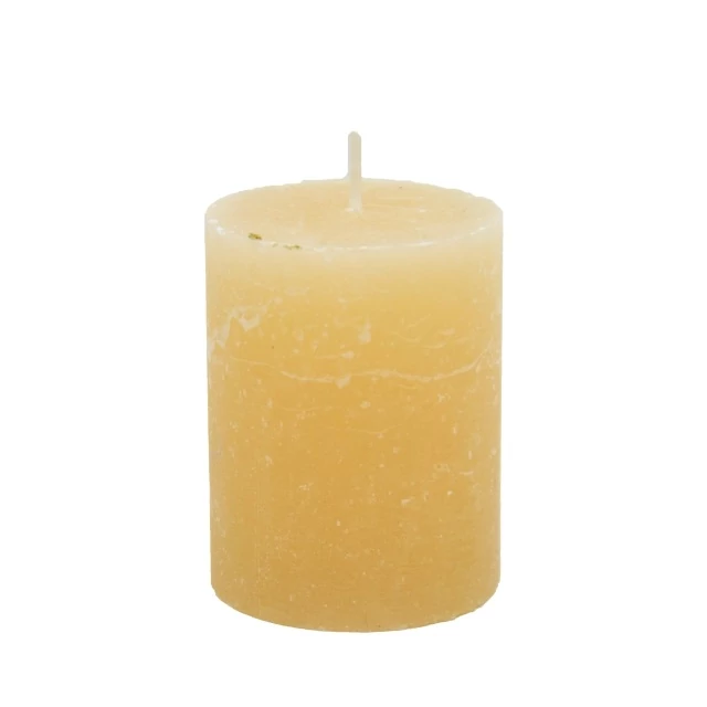 Gyertya henger paraffin 7x9 cm krém 4 db