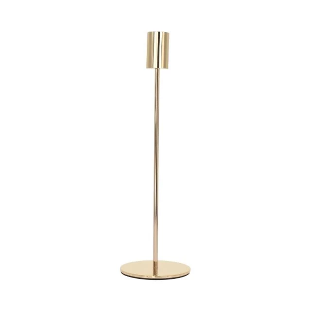 Talpas gyertyatartó fém arany 23, 27, 31 cm 3 db