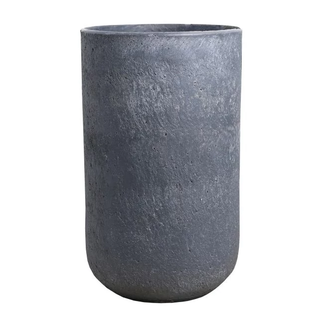 Óriás cement kaspó grafitszürke 37x60 cm