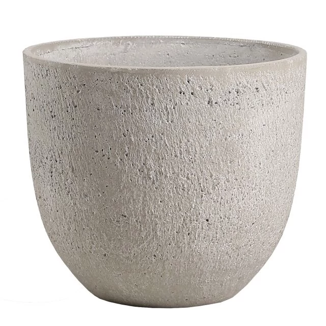 Óriás cement kaspó krém 54x46 cm