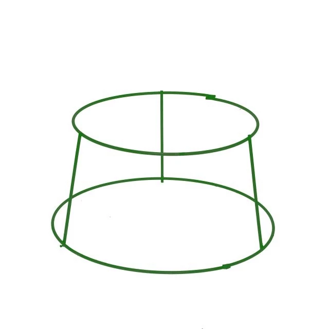 Koszorúalap fém 2/35 zöld 10 db, 2,55 kg