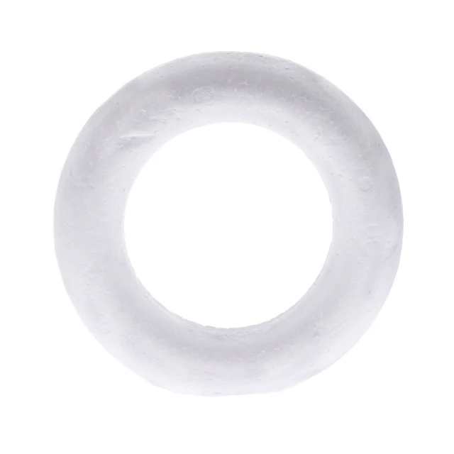 Koszorú hungarocell 20cm fehér