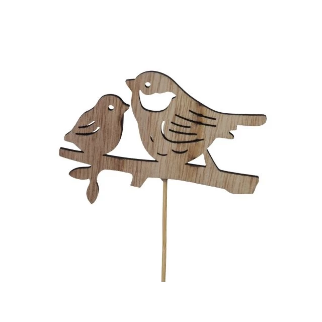 Madár fa betűzős natúr 8×6 cm (16 db)