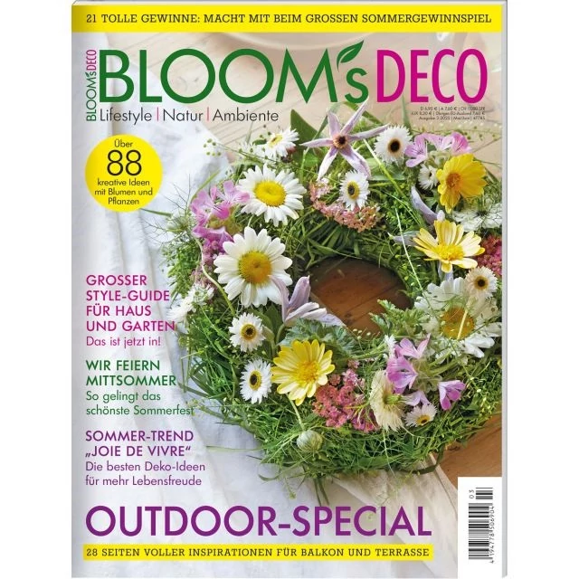 Magazin BLOOM's DECO 2025-3 Máj/Jún színes papír