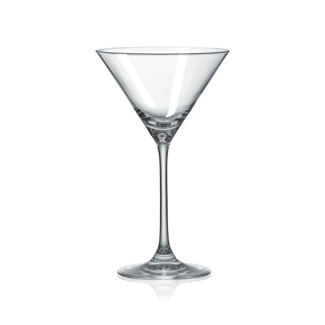 Martini pohár UNIVERSAL átlátszó, üveg, 210 ml, 11,2x18,3 cm, 6 db