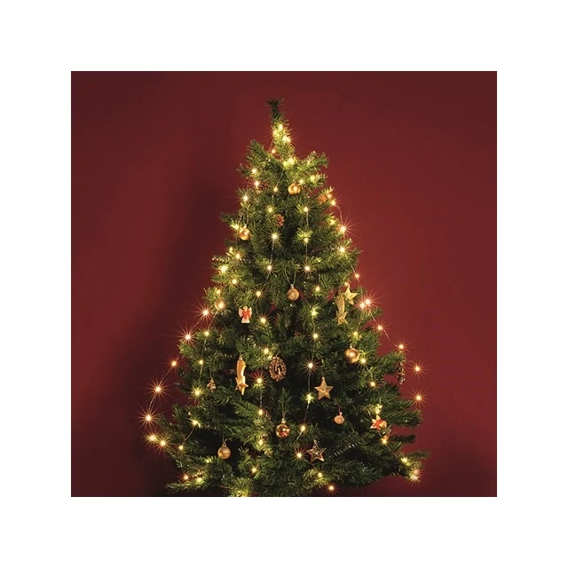 Micro LED-es fényfüzér-köteg, 6 füzér, 20 LED, melegfehér, kültéri kivitel 1,9 m