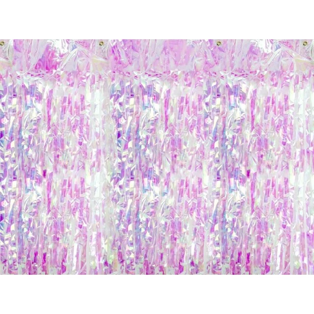 Party függöny műanyag 90x250cm színjátszó