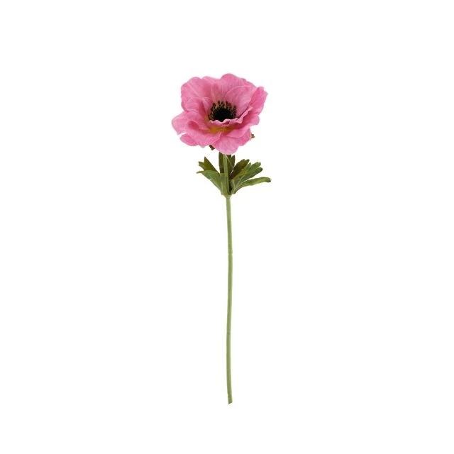 Selyemvirág Anemone 38x10x10 cm pink