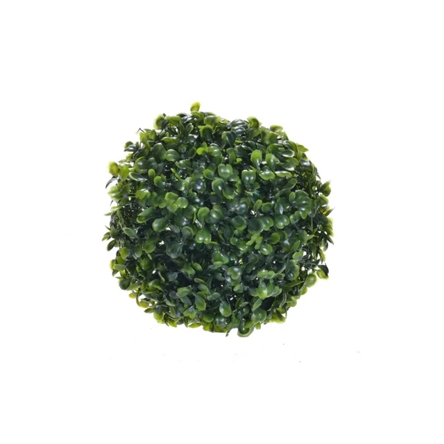 Selyemvirág Buxus gömb műanyag 13 cm zöld