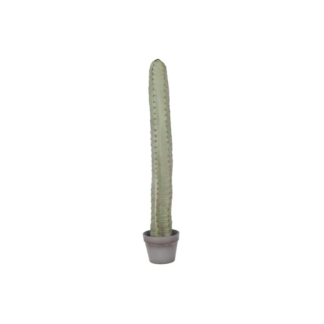 Selyemvirág cserepes kaktusz, poly, 96 cm, zöld