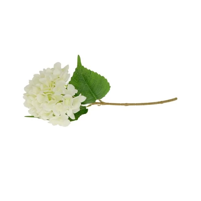 Selyemvirág hortenzia 51 cm fehér