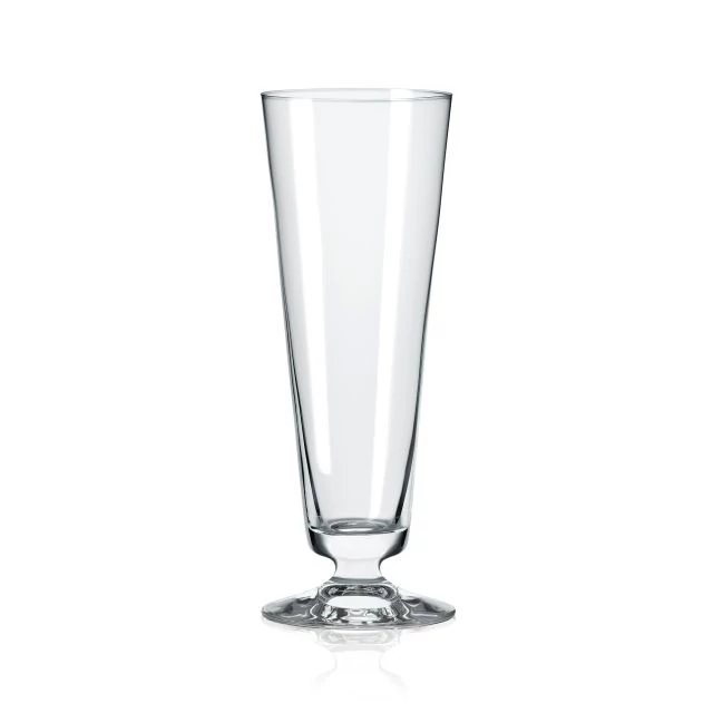 Üveg sörös pohár BEER átlátszó 420 ml, 7,4x17 cm 6 db