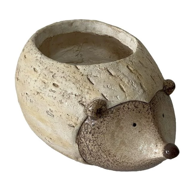 Kerti sün kaspó ültethető, magnézia, 33x22x15,5 cm, bézs-barna