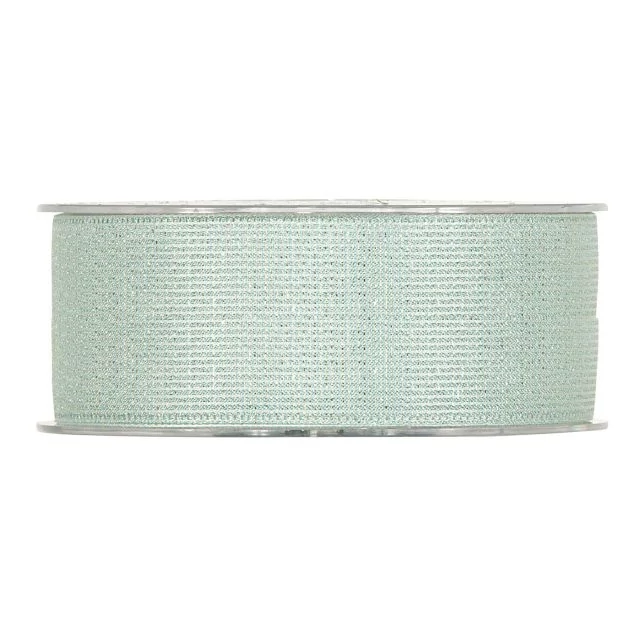 Csillogós textil szalag 40 mm x 20 m menta