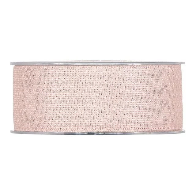 Csillogós textil szalag 40 mm x 20 m rózsaszín